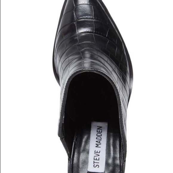 NIB-Steve Madden Crock-Embossed Mule - Picture 6 of 8